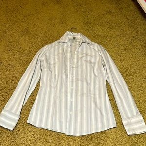WMNS - WORTHINGTON STRETCH BUTTON DOWN COLLARED SHIRT- SIZE 4